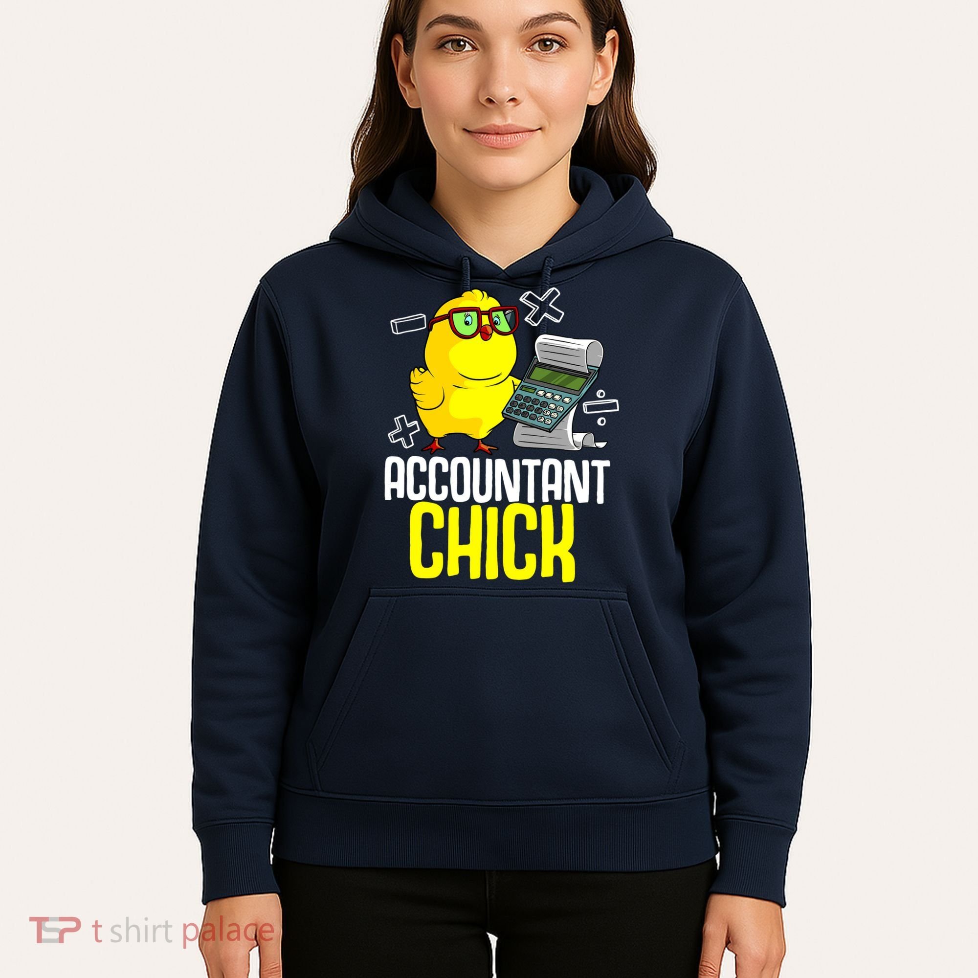 Funny Accountant Chick Gift For Cpa Bookkeeper Auditor Wo Hoodie