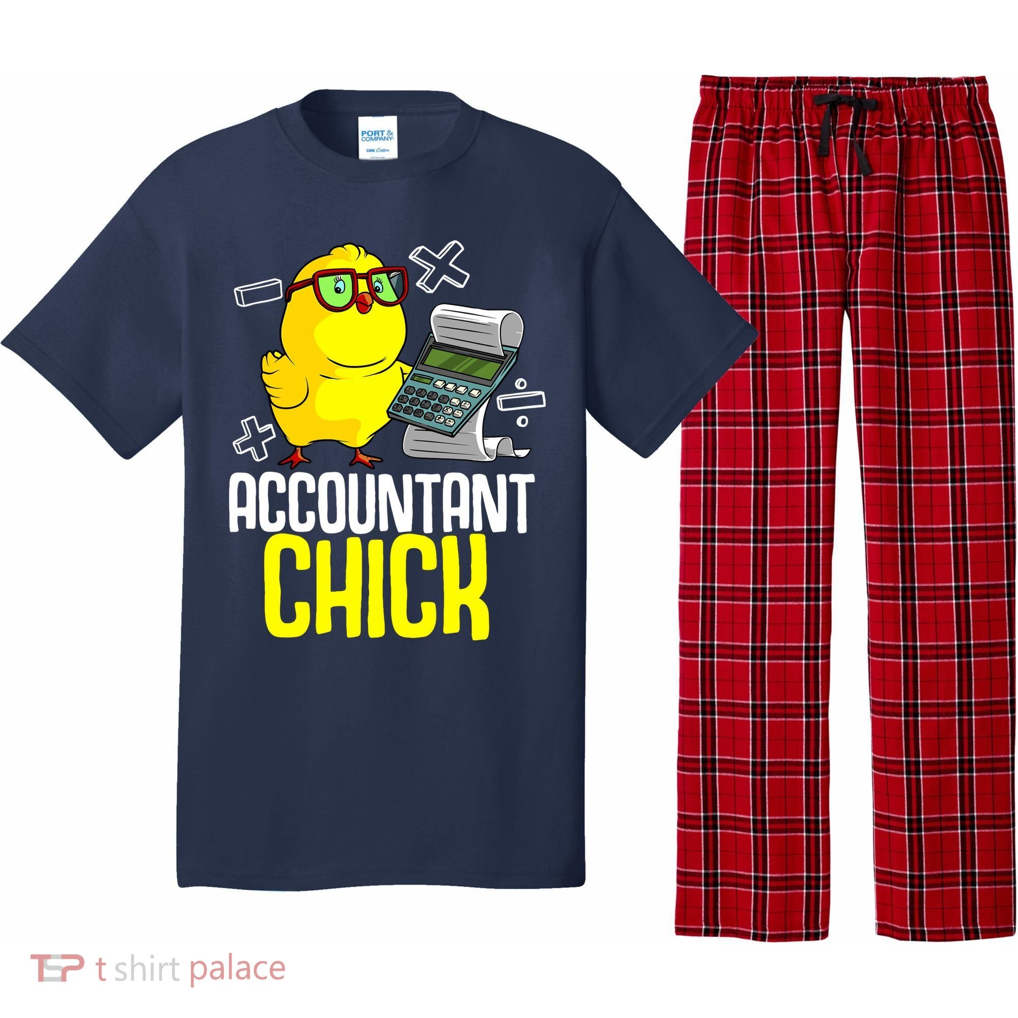 Funny Accountant Chick Gift For Cpa Bookkeeper Auditor Wo Pajama Set