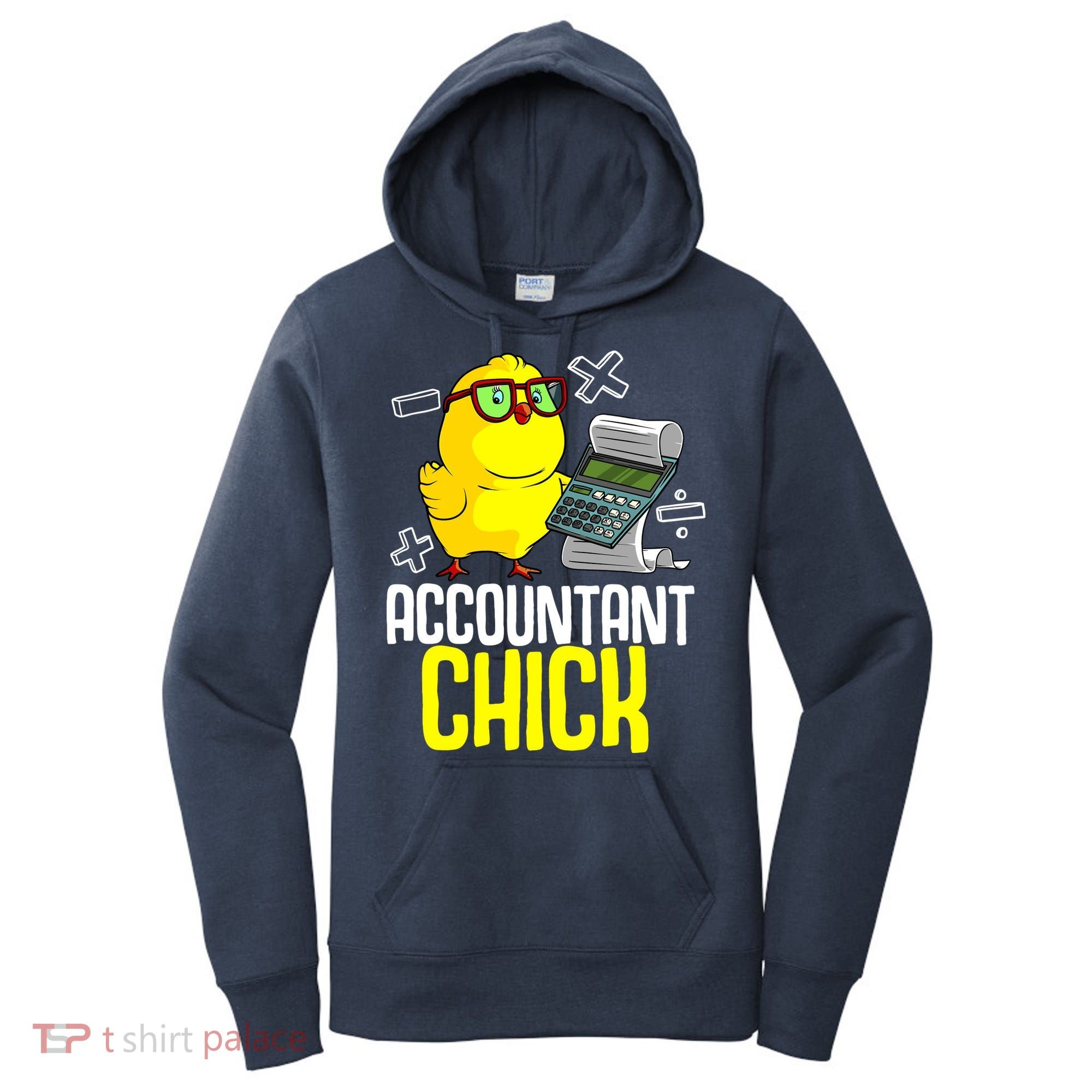 Funny Accountant Chick Gift For Cpa Bookkeeper Auditor Wo Women's Hoodie