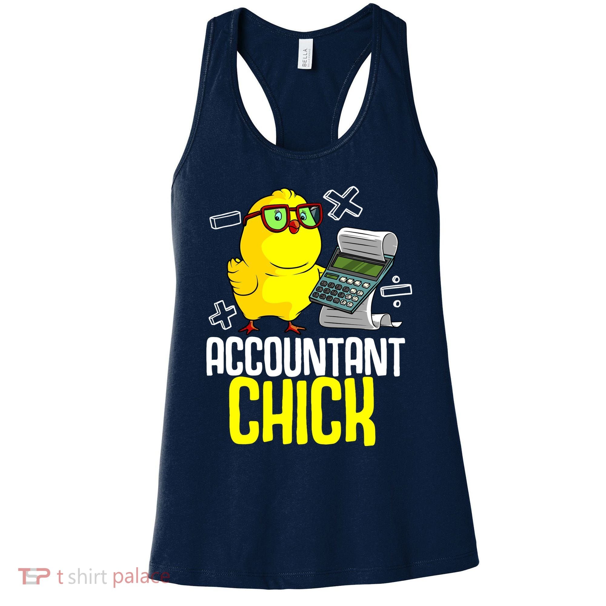 Funny Accountant Chick Gift For Cpa Bookkeeper Auditor Wo Women's Tank Top