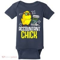 Funny Accountant Chick Gift For Cpa Bookkeeper Auditor Wo Baby Bodysuit thumb 0