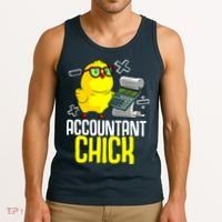 Funny Accountant Chick Gift For Cpa Bookkeeper Auditor Wo Tank Top thumb 3