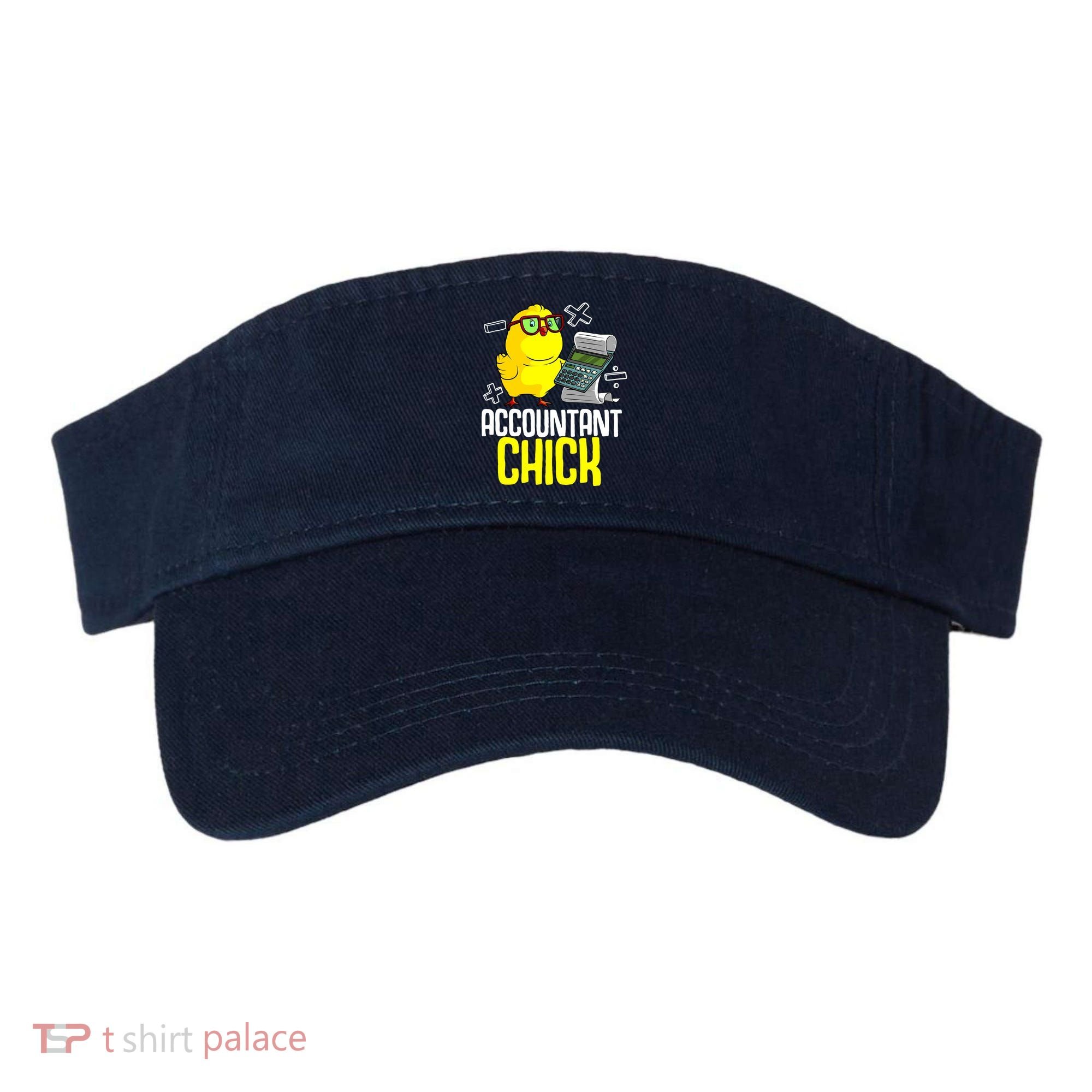 Funny Accountant Chick Gift For Cpa Bookkeeper Auditor Wo Visor