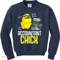 Funny Accountant Chick Gift For Cpa Bookkeeper Auditor Wo Kids Sweatshirt thumb 0