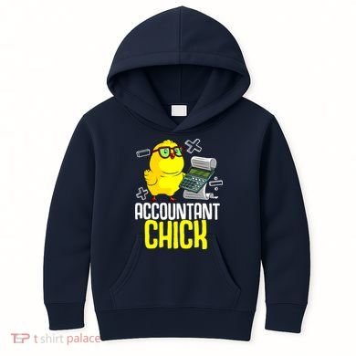 Funny Accountant Chick Gift For Cpa Bookkeeper Auditor Wo Kids Hoodie