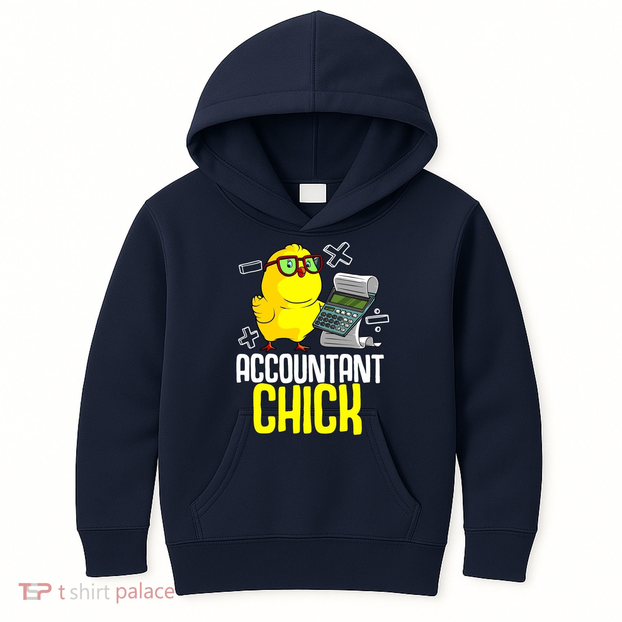 Funny Accountant Chick Gift For Cpa Bookkeeper Auditor Wo Kids Hoodie