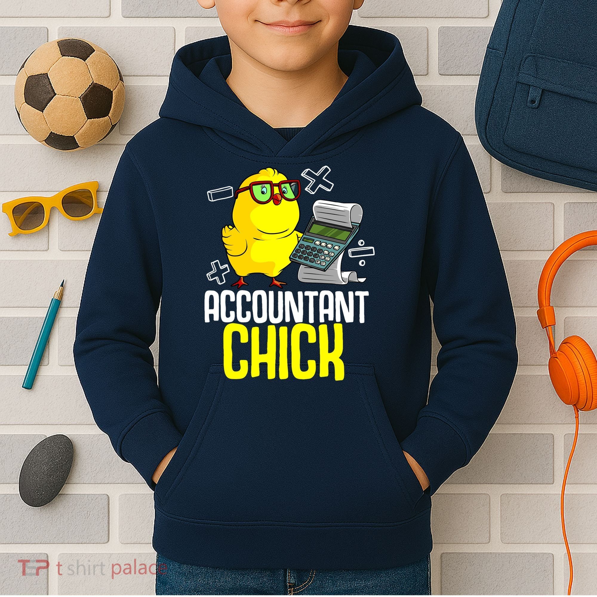 Funny Accountant Chick Gift For Cpa Bookkeeper Auditor Wo Kids Hoodie