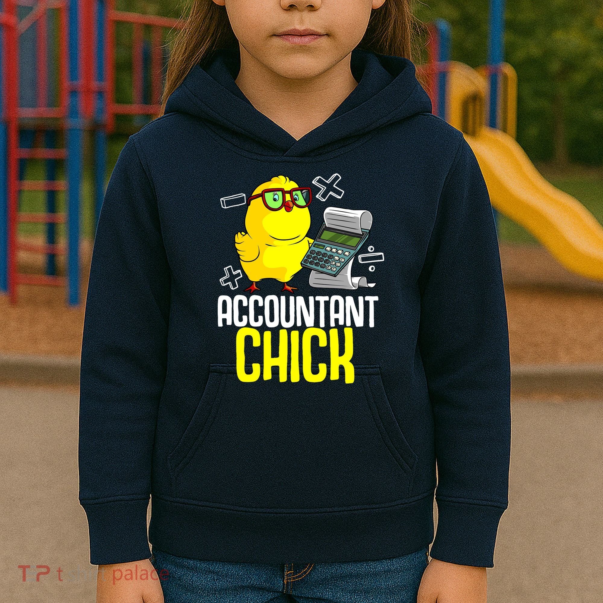 Funny Accountant Chick Gift For Cpa Bookkeeper Auditor Wo Kids Hoodie