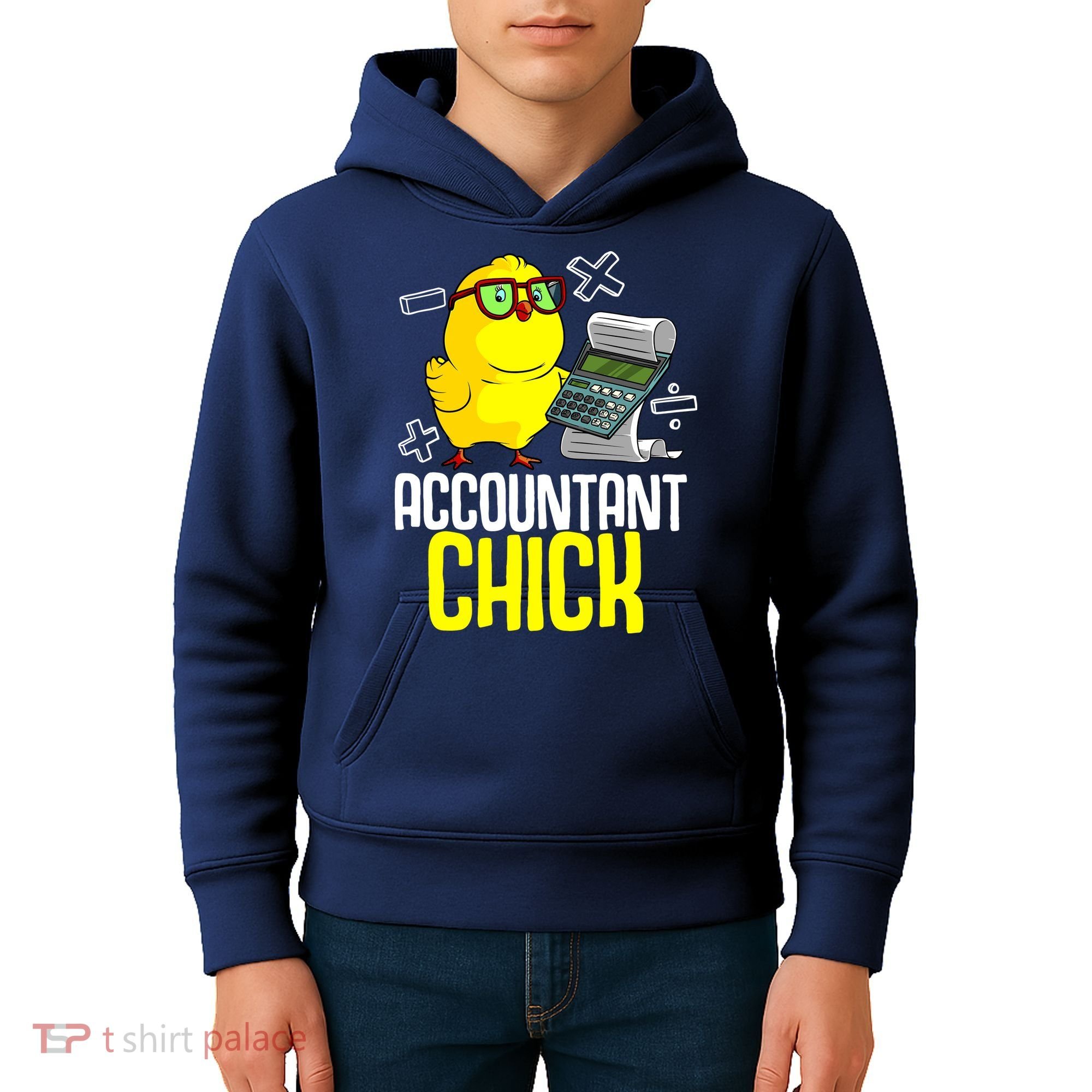 Funny Accountant Chick Gift For Cpa Bookkeeper Auditor Wo Kids Hoodie
