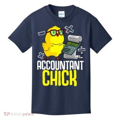 Funny Accountant Chick Gift For Cpa Bookkeeper Auditor Wo Kids T-Shirt