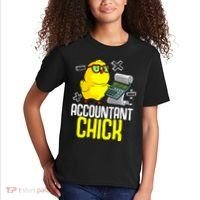 Funny Accountant Chick Gift For Cpa Bookkeeper Auditor Wo Kids T-Shirt thumb 2