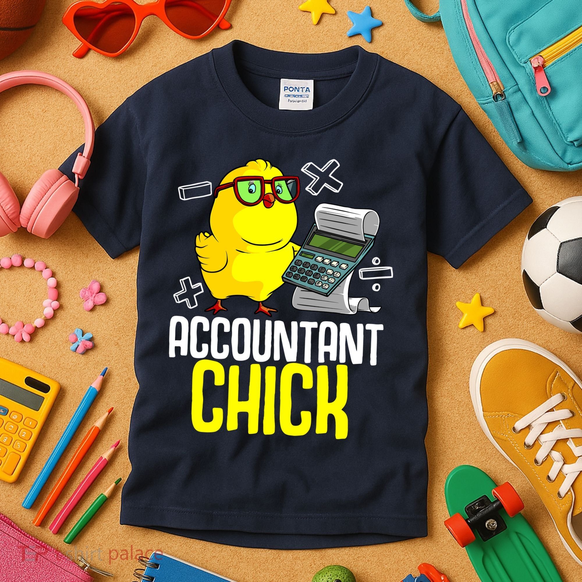 Funny Accountant Chick Gift For Cpa Bookkeeper Auditor Wo Kids T-Shirt