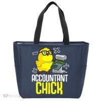 Funny Accountant Chick Gift For Cpa Bookkeeper Auditor Wo Tote Bag thumb 0