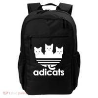 Funny Adicats Cute Cat Lover Pocket Cat Cat Mom Black Cat Backpack thumb 0