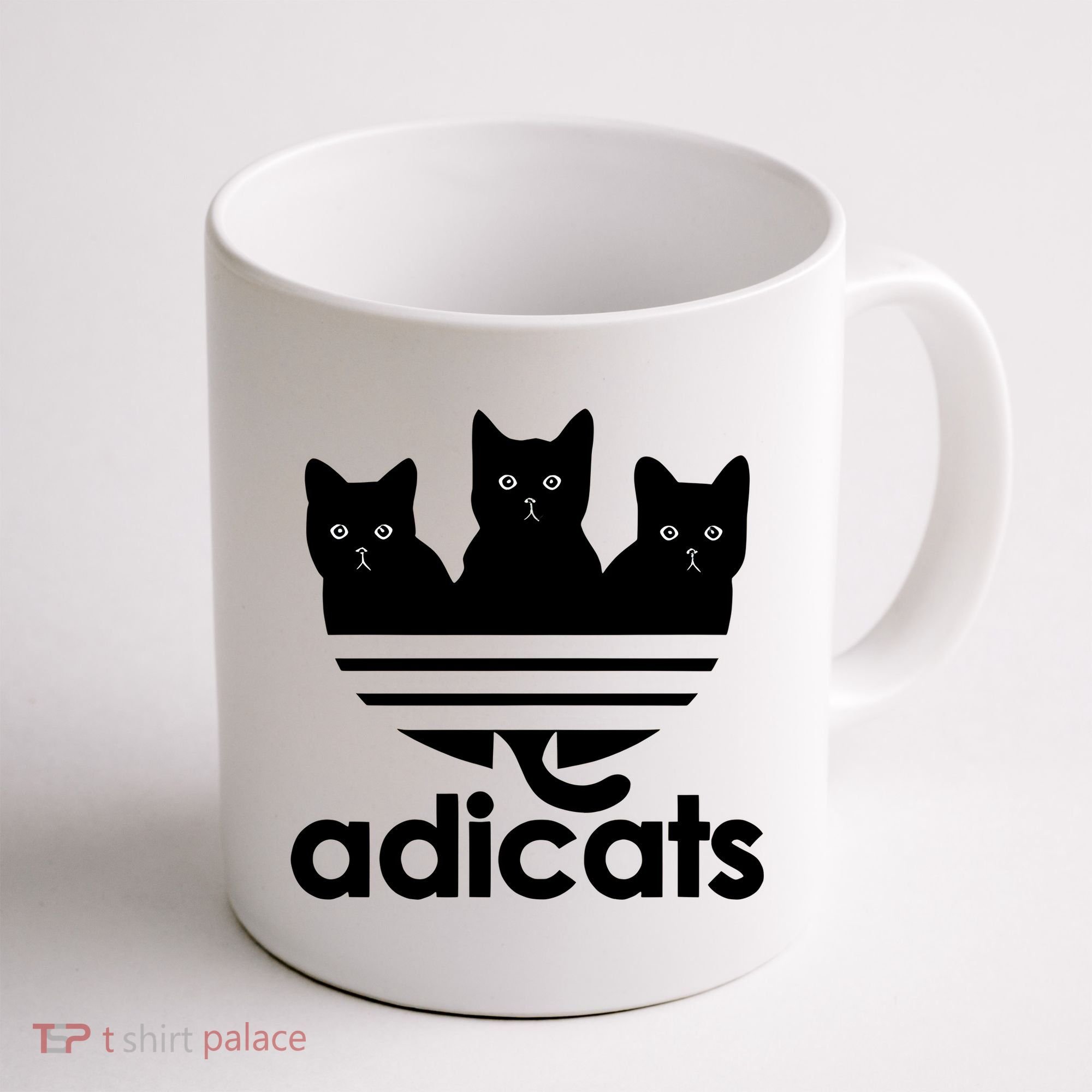 Funny Adicats Cute Cat Lover Pocket Cat Cat Mom Black Cat Coffee Mug