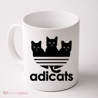 Funny Adicats Cute Cat Lover Pocket Cat Cat Mom Black Cat Coffee Mug thumb 0