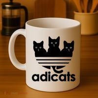 Funny Adicats Cute Cat Lover Pocket Cat Cat Mom Black Cat Coffee Mug thumb 4