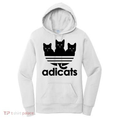 Funny Adicats Cute Cat Lover Pocket Cat Cat Mom Black Cat Women's Hoodie
