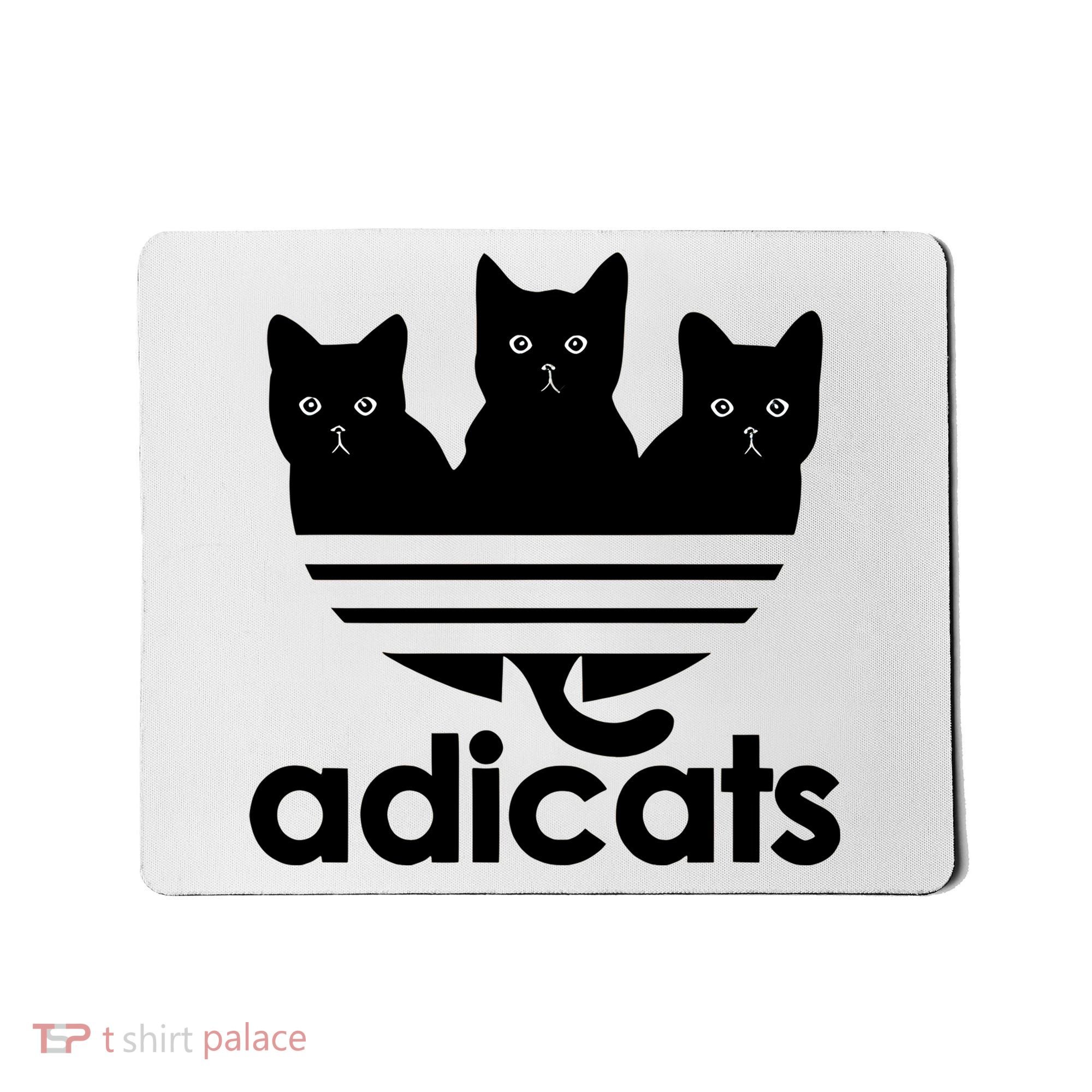 Funny Adicats Cute Cat Lover Pocket Cat Cat Mom Black Cat Mousepad