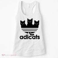 Funny Adicats Cute Cat Lover Pocket Cat Cat Mom Black Cat Women's Tank Top thumb 0