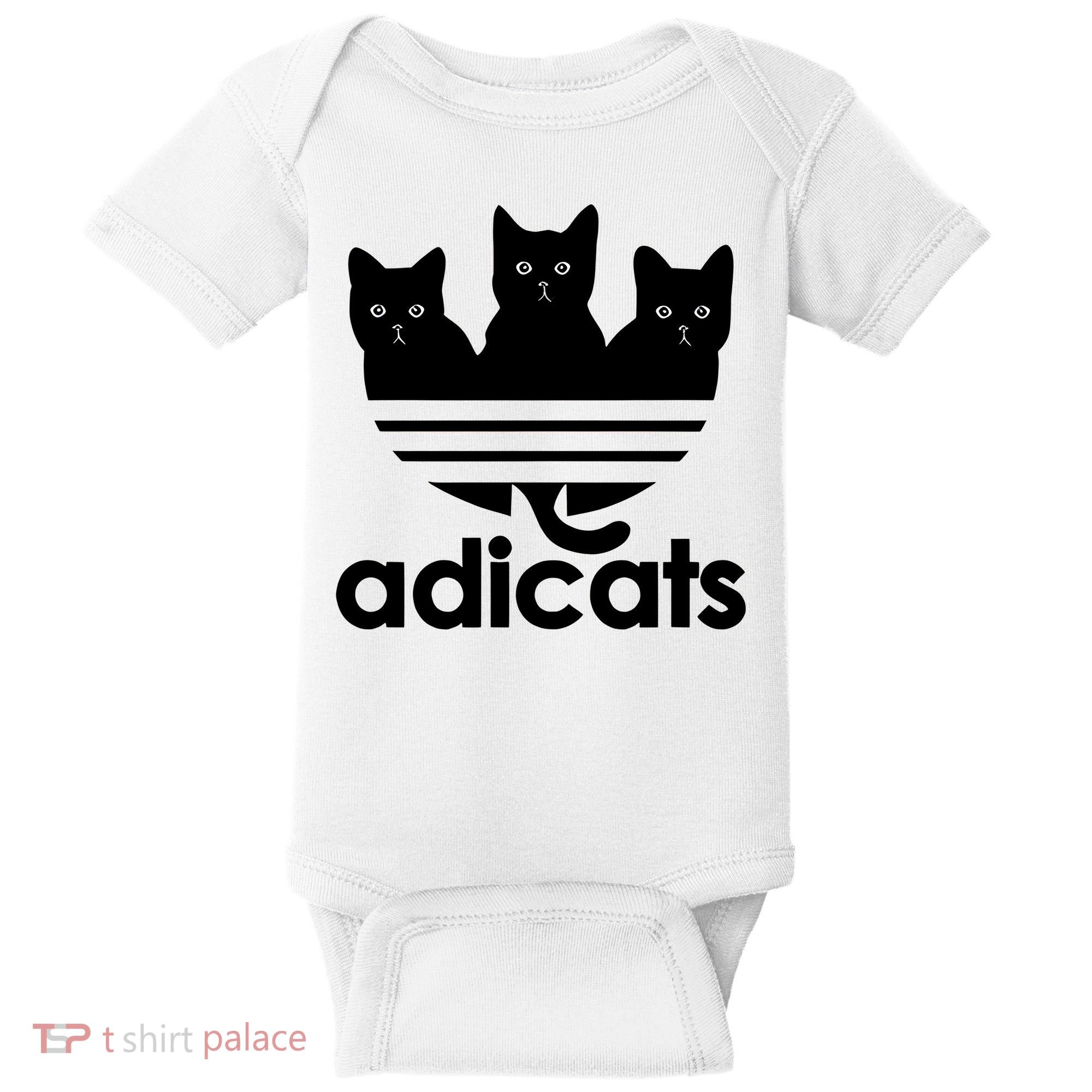 Funny Adicats Cute Cat Lover Pocket Cat Cat Mom Black Cat Baby Bodysuit