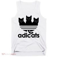 Funny Adicats Cute Cat Lover Pocket Cat Cat Mom Black Cat Tank Top thumb 0
