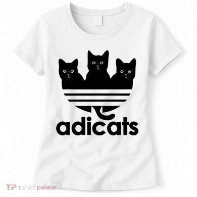 Funny Adicats Cute Cat Lover Pocket Cat Cat Mom Black Cat Women's T-Shirt