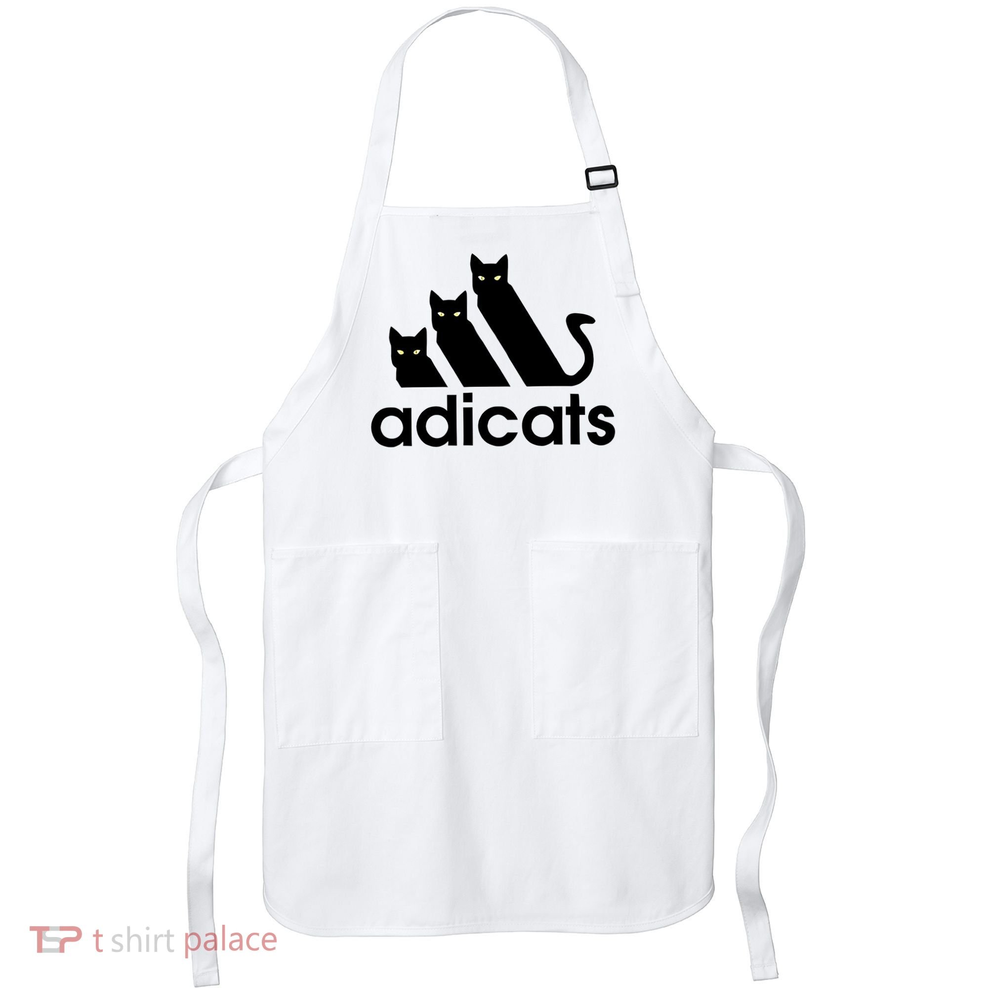 Funny Adicats Cute Cat Lover Pocket Cat Cat Mom Black Cat Apron