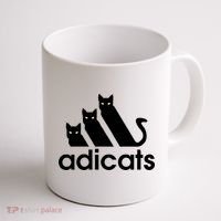 Funny Adicats Cute Cat Lover Pocket Cat Cat Mom Black Cat Coffee Mug thumb 1
