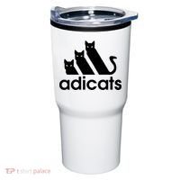 Funny Adicats Cute Cat Lover Pocket Cat Cat Mom Black Cat Tumbler thumb 0