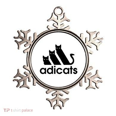 Funny Adicats Cute Cat Lover Pocket Cat Cat Mom Black Cat Ornament