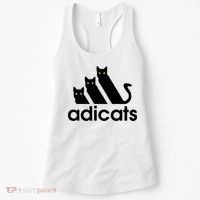 Funny Adicats Cute Cat Lover Pocket Cat Cat Mom Black Cat Women's Tank Top thumb 0