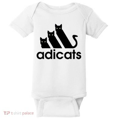 Funny Adicats Cute Cat Lover Pocket Cat Cat Mom Black Cat Baby Bodysuit