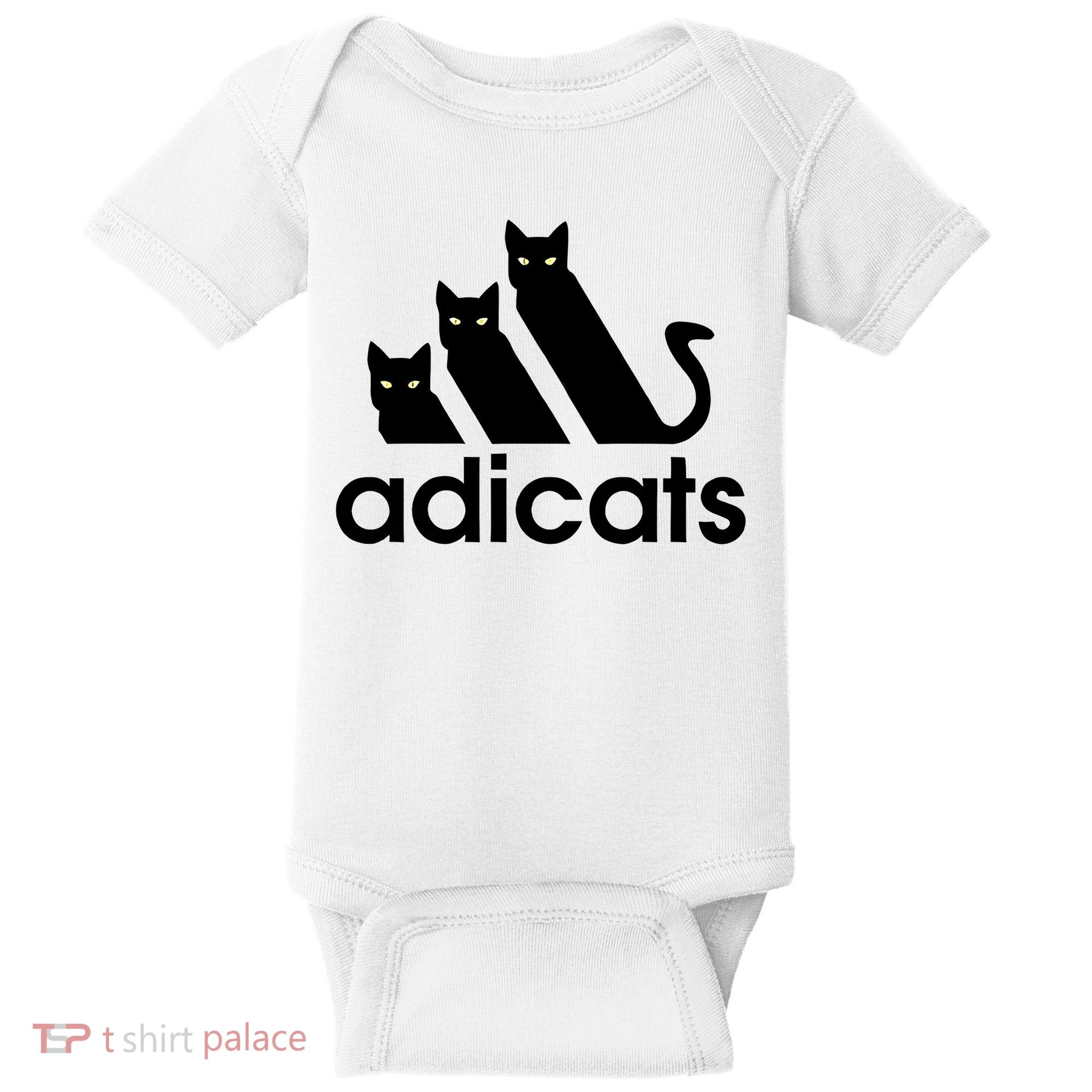 Funny Adicats Cute Cat Lover Pocket Cat Cat Mom Black Cat Baby Bodysuit