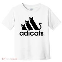 Funny Adicats Cute Cat Lover Pocket Cat Cat Mom Black Cat Toddler T-Shirt thumb 0