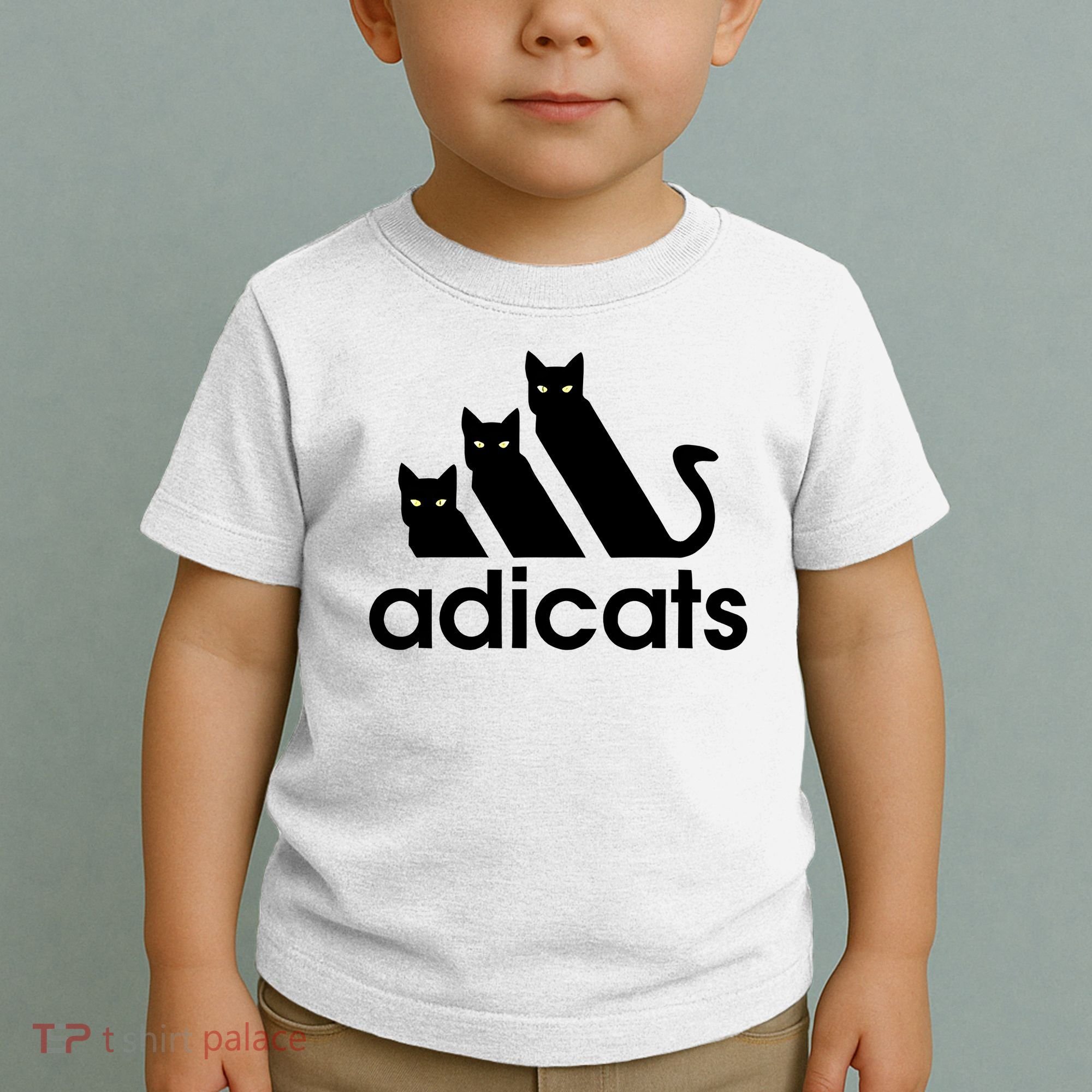 Funny Adicats Cute Cat Lover Pocket Cat Cat Mom Black Cat Toddler T-Shirt