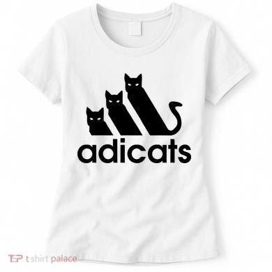 Funny Adicats Cute Cat Lover Pocket Cat Cat Mom Black Cat Women's T-Shirt