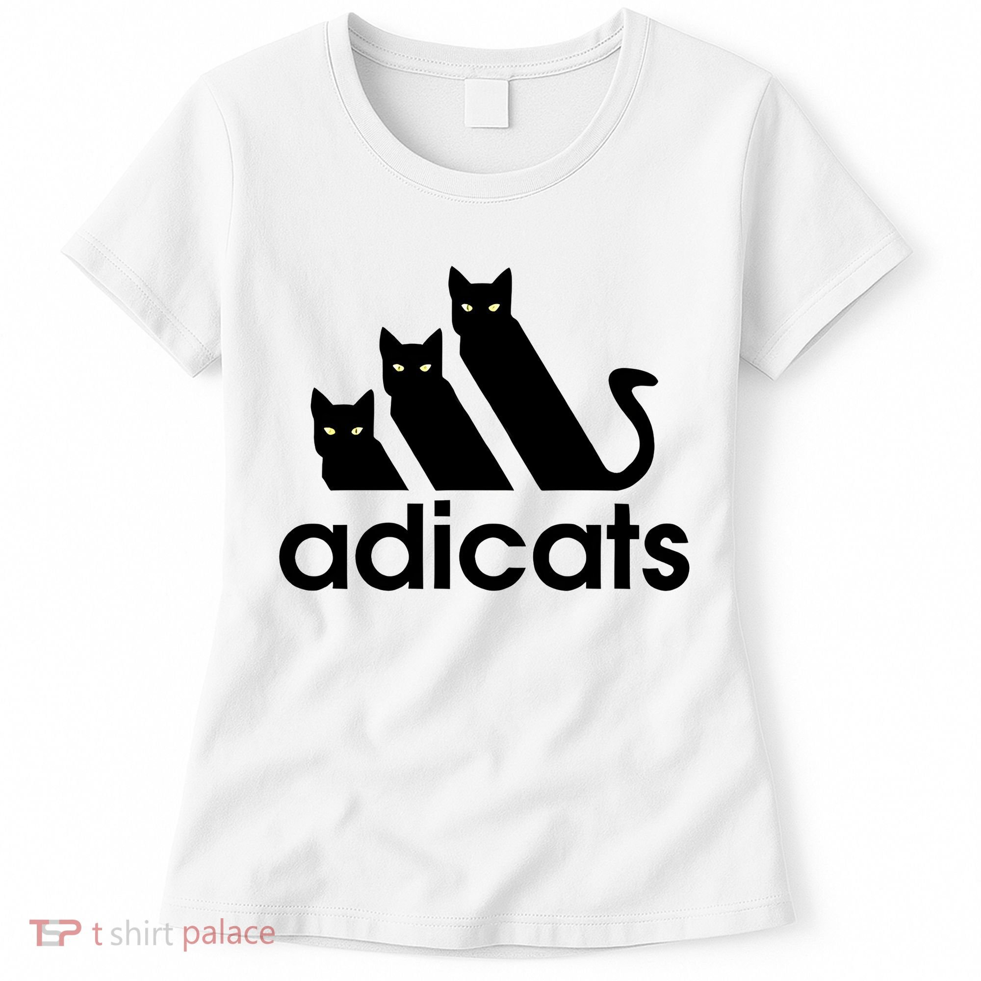 Funny Adicats Cute Cat Lover Pocket Cat Cat Mom Black Cat Women's T-Shirt