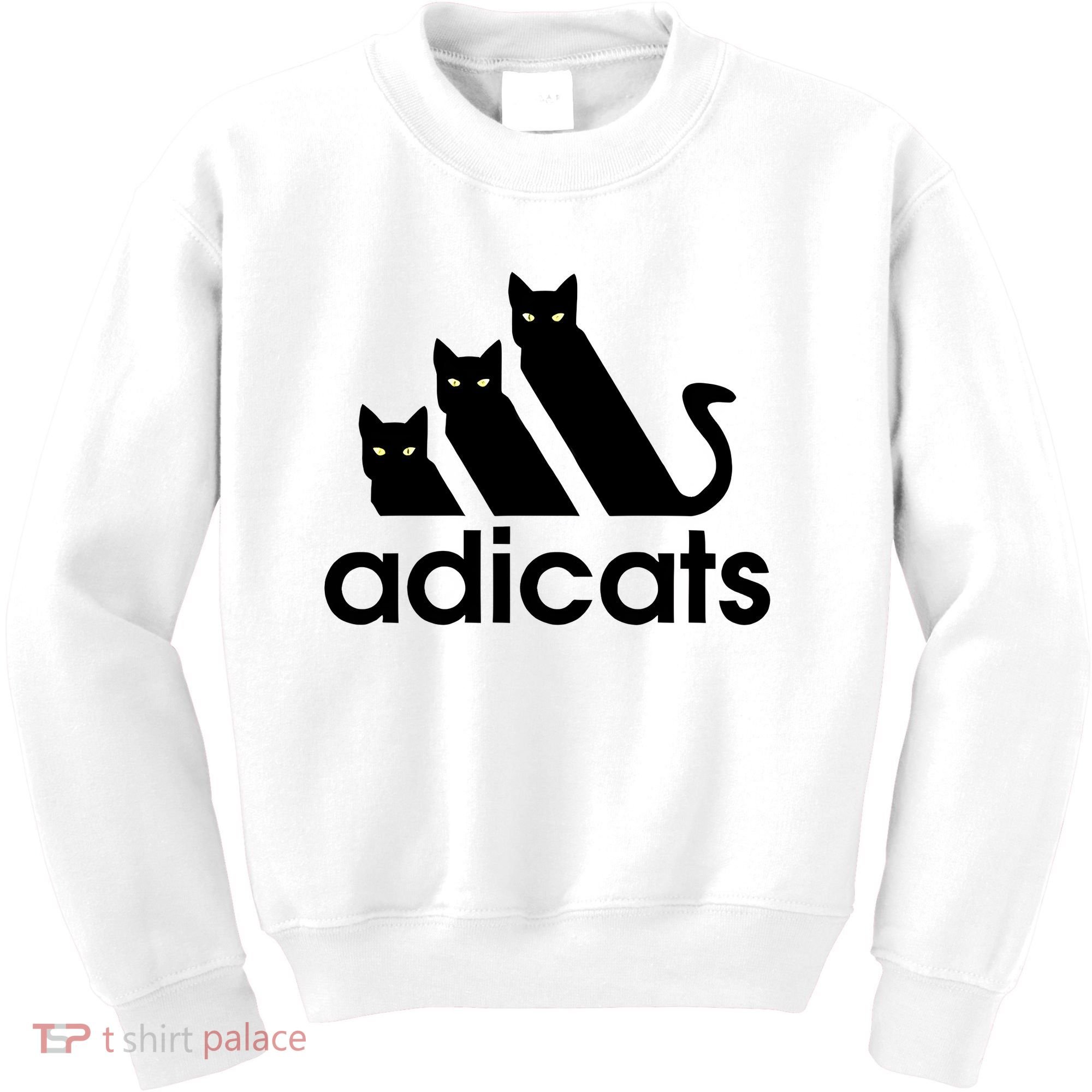 Funny Adicats Cute Cat Lover Pocket Cat Cat Mom Black Cat Kids Sweatshirt