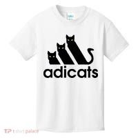 Funny Adicats Cute Cat Lover Pocket Cat Cat Mom Black Cat Kids T-Shirt thumb 0
