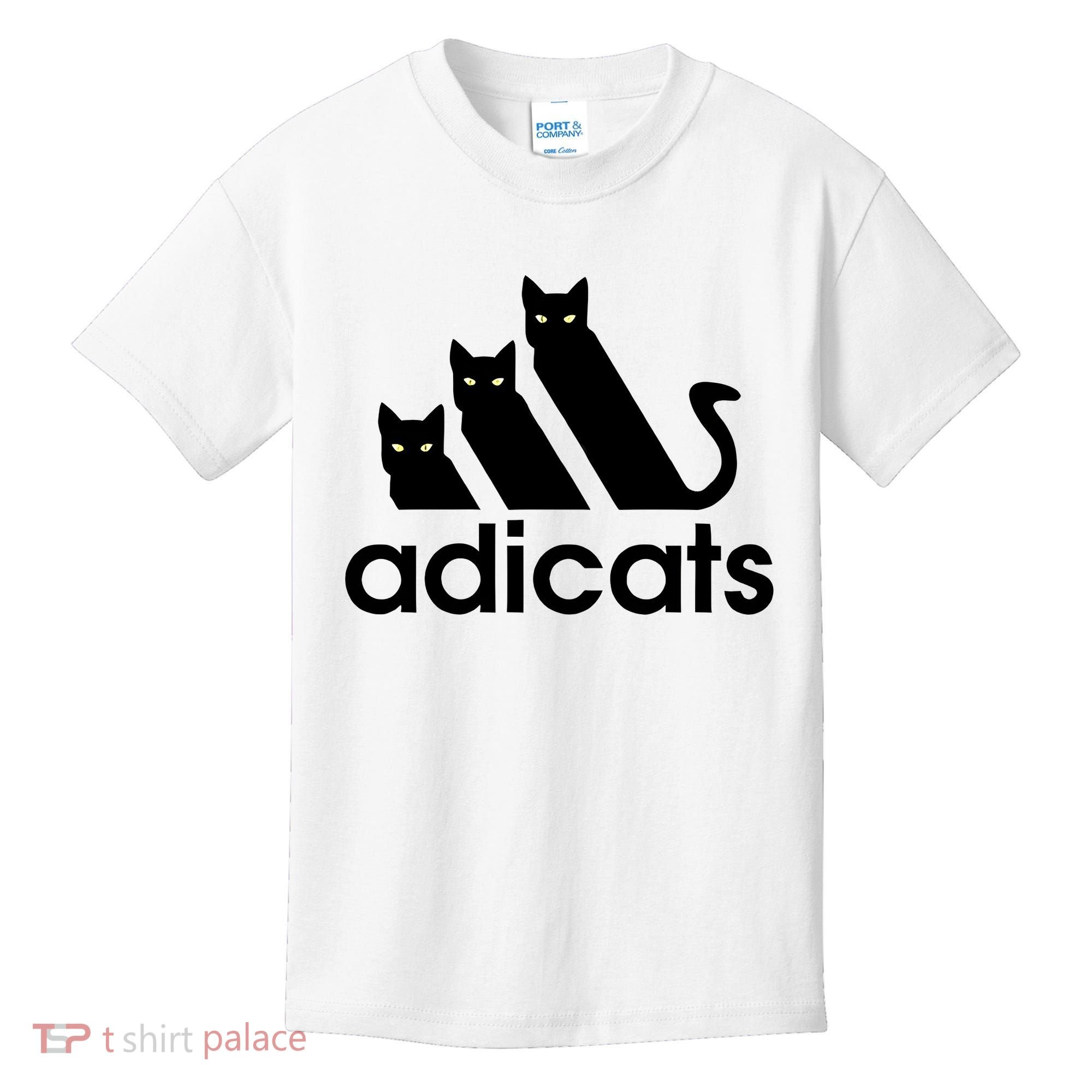 Funny Adicats Cute Cat Lover Pocket Cat Cat Mom Black Cat Kids T-Shirt