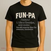 Fun-Pa: A Cool Twist on Grandpa T-Shirt thumb 3
