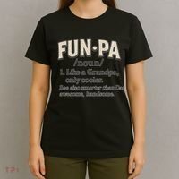 Fun-Pa: A Cool Twist on Grandpa T-Shirt thumb 4