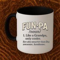 Fun-Pa: A Cool Twist on Grandpa Coffee Mug thumb 2