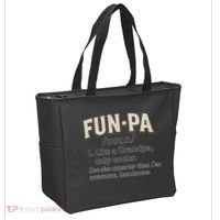 Fun-Pa: A Cool Twist on Grandpa Tote Bag thumb 2