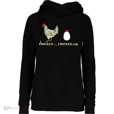 Funny Algorithm Computer Scientists Developer Coder Great Gift Womens Funnel Neck Pullover Hood