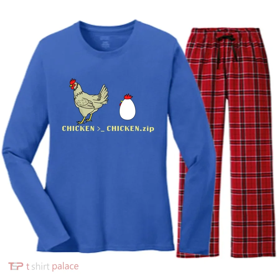 Funny Algorithm Computer Scientists Developer Coder Great Gift Women's Long Sleeve Flannel Pajama Set