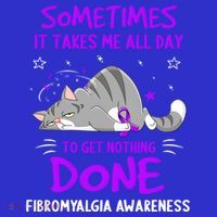Fibromyalgia Awareness Cat Ribbon Gift Baby Bodysuit thumb 2