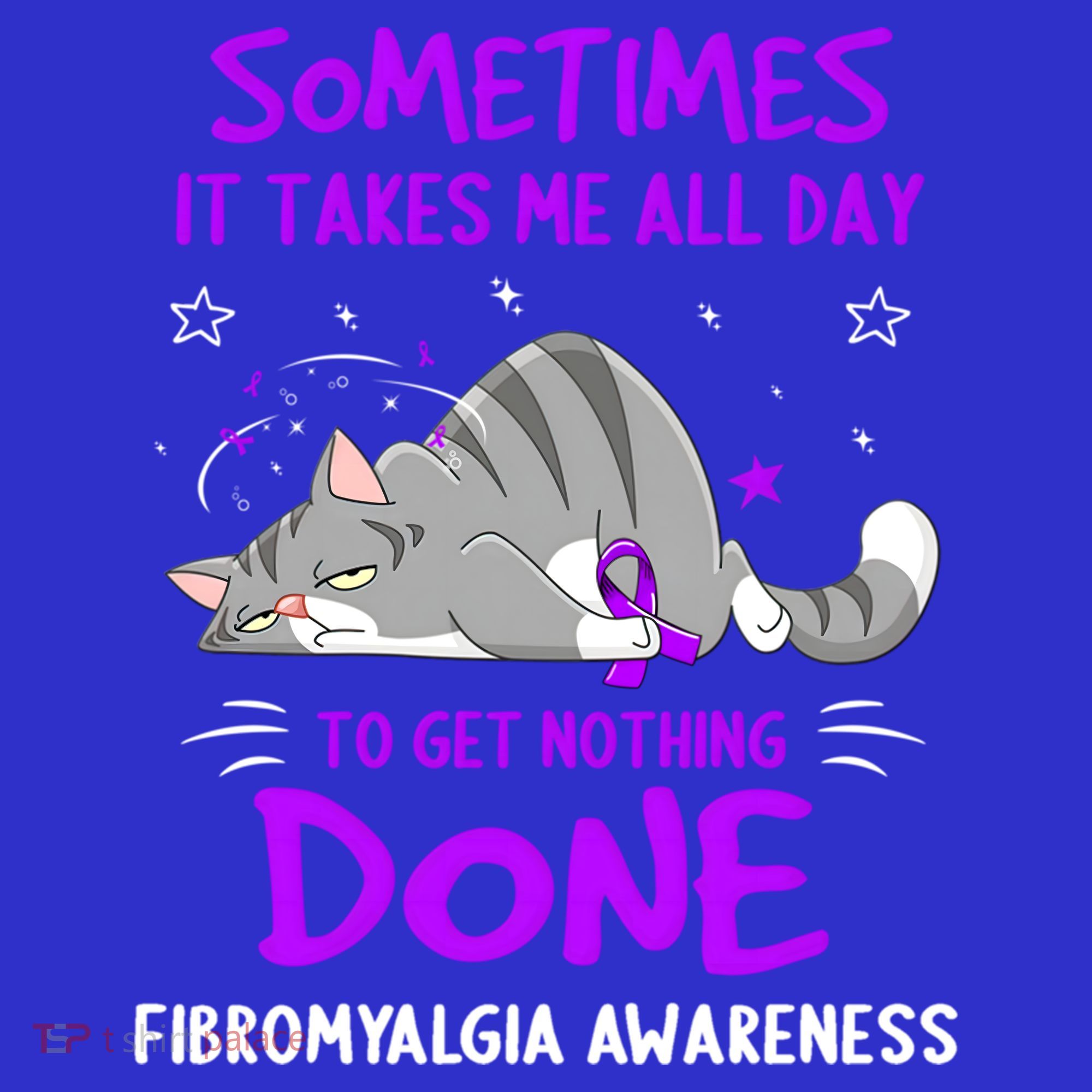 Fibromyalgia Awareness Cat Ribbon Gift Toddler Hoodie