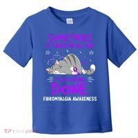 Fibromyalgia Awareness Cat Ribbon Gift Toddler T-Shirt thumb 0